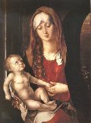 Albrecht Durer The Virgin before an archway oil painting